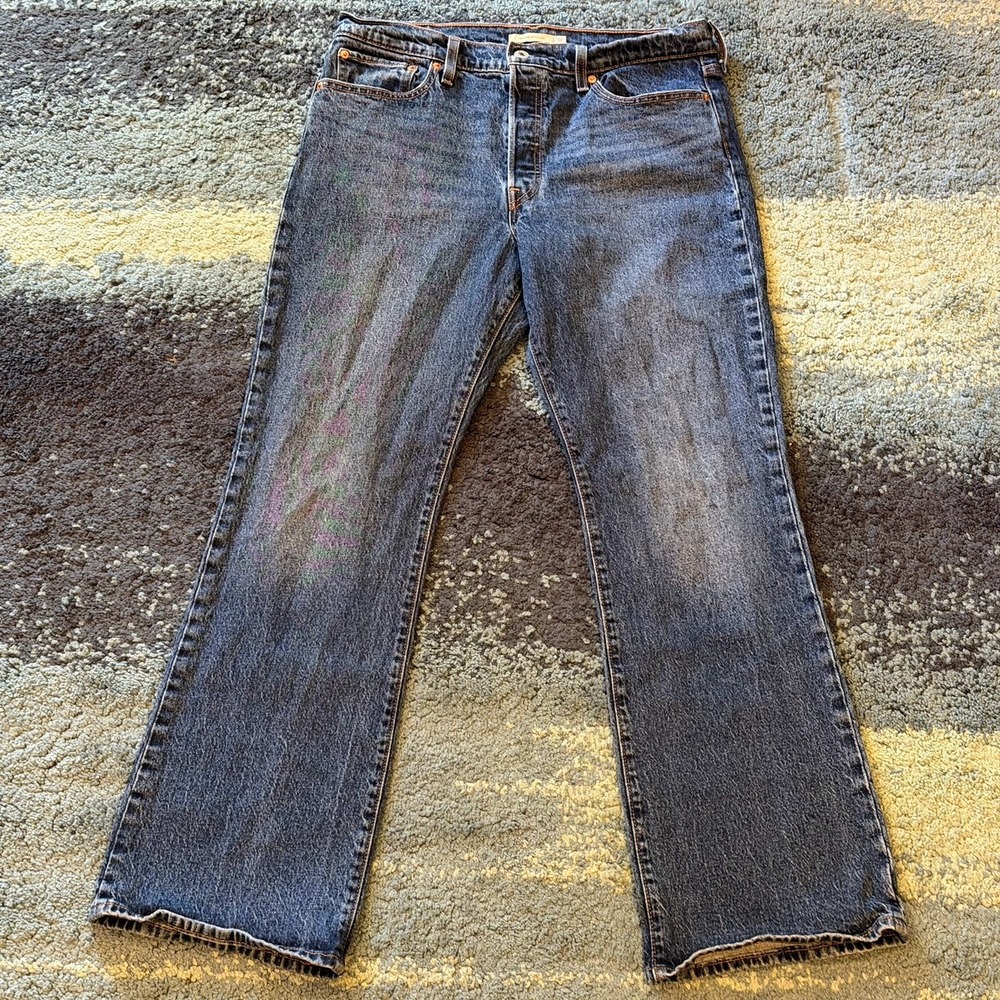 Levi's Jeans Premium Denim Big E Wedgie Bootcut Button Fly Levis Women's 32